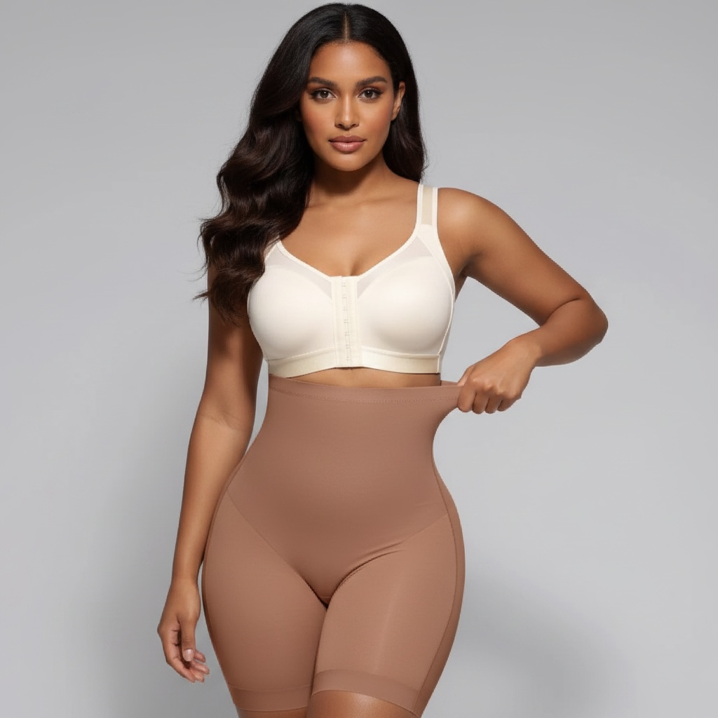 Kalahari Glow Sculpt High-Waist Shaping Shorts